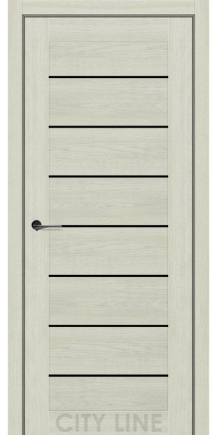 Межкомнатные двери CityLine Express CLINTON korfad-express-clinton-dub-lorenco-oscar-collection-s-cernym-steklom